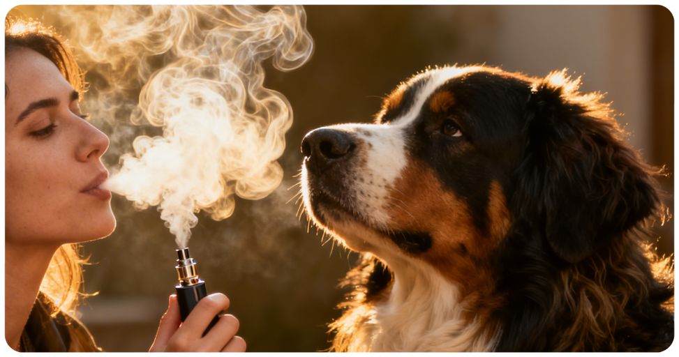 vapotage passif animaux